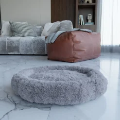 BENNO ® Hundebett BALU Donut 60x60x16 cm, waschbar, rutschfest, Polyester, Polypropylen-Füllung, inkl. Kauknochen Outlet