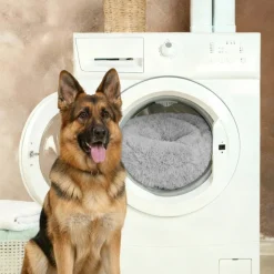BENNO ® Hundebett BALU Donut 60x60x16 cm, waschbar, rutschfest, Polyester, Polypropylen-Füllung, inkl. Kauknochen Outlet