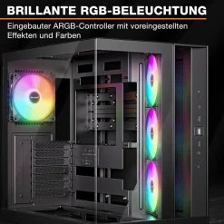 Geh Light Base 500 LX Black PC-Gehäuse ^ be quiet! Hot