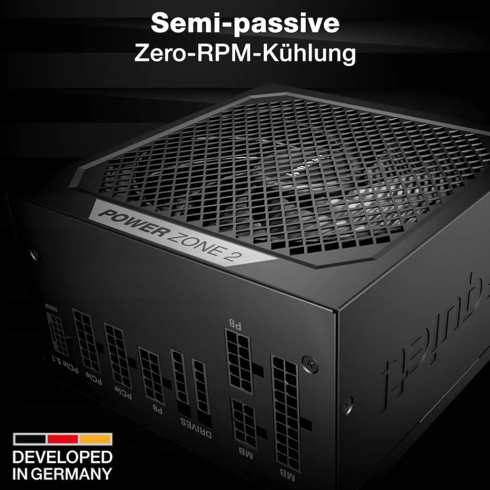 be quiet! POWER ZONE 2 750W 80+ Platinum PC-Netzteil New