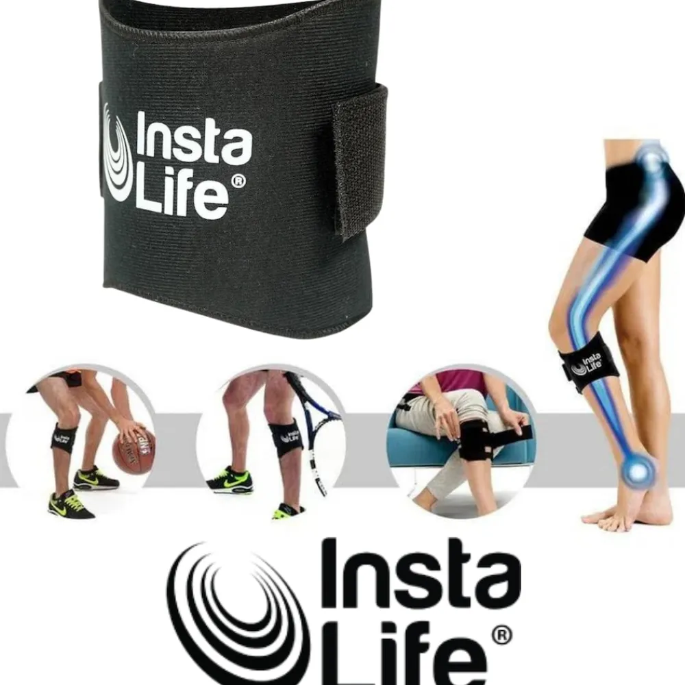 Best Direct ® Akupressur Knie Bandage - Kniebandage Insta Life schwarz Online