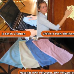® Geschirrtuch, Mikrofasertücher, Autopflege, Poliertuch Microfibre Lappen ^ Best Direct Best