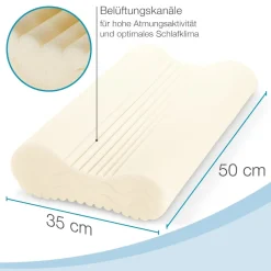 eloneo Bestschlaf-Nackenstützkissen »Premium«, 50x35 cm Hot
