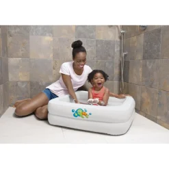 Bestway Inflatables Bestway Baby Planschbecken Scrub A Dub aufblasbare Babybadewanne Babyduschwanne Online