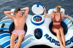 Bestway Schwimmring HydroForce RapidRider II 2Personen 251x132cm Schwimmreifen ^ Bestway Inflatables Sale