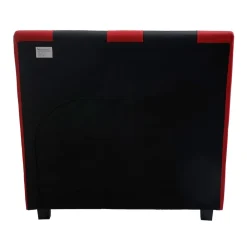 MCW Bett -E14, Auto Junge Kinderbett Jugendbett, Lattenrost Kunstleder Holz 190x100cm ~ schwarz-rot New