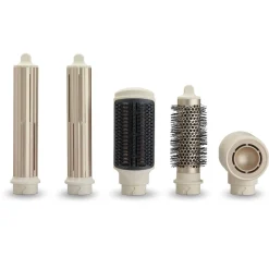HT 100 Airstyler 5-in-1 Multistyler (5 Styling-Aufsätze für individuelles Styling, Trocknen, Glätten, Locken, Wellen, Volumenstyling, Keramik-Turmalin-Beschichtung, Kaltluftstufe, Ionenfunktion, 3 Gebläsestufen, 3 Temperaturstufen, 360° Kabel-Drehge ^ Beurer Sale