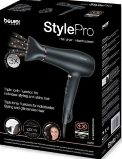 StylePro HC 50 Ionen Haartrockner ^ Beurer Hot