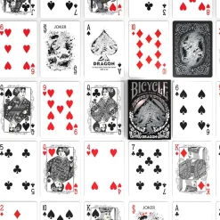 Cartamundi Bicycle® Kartendeck - Black Dragon Kartenspiel Spielkarten Pokerkarten Single Deck Hot