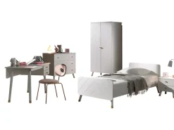 vipack BILLY Jugendzimmer Set 4-tlg. best. aus: Bett 90 x 200 cm, Nachtkonsole, Schreibtisch und Schubladen Kommode Sale
