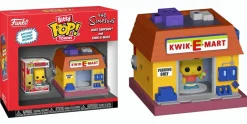 Funko, LLC Bitty POP Towns - Bart Simpson and Kwik-E-Mart Clearance