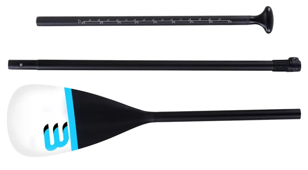 Bluemarina SUP Board Moana, aufblasbar mit Doppelkolben-Pumpe, Paddel, Rucksack, 5J Garantie (Classic 2.0, 325x86x15cm / 10'8") Outlet