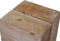 Blumentisch -A15, Blumensäule Blumenständer, Tanne Holz rustikal massiv MVG-zertifiziert ~ 60cm ^ MCW
