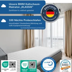 Matratze Klassik 19 H3 ^ BMM Best