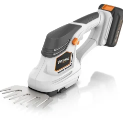Brandson Akku-Grasschere 2in1 mit Grasmesser und Strauchmesser, inkl. Akku und Ladegerät, bis 1,3 m Arbeitshöhe, Garten Strauchschere, Elektrogartenschere für Rasen, Sträucher Sale