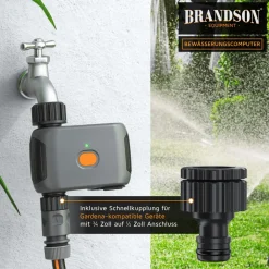 Bewässerungssteuerung mit WLAN, Bewässerungscomputer, Wifi Timer, automatische Gartenbewässerung ^ Brandson Sale
