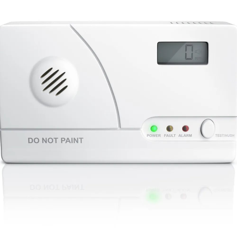 CO-Melder, Kohlenmonoxidmelder mit LCD-Display - CO Melder mit Figaro-Gassensor ^ Brandson New