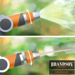 Gartenbrause - Garten Handbrause für Gartenschlauch - Spritzpistole - robuste Bauweise - Schieberegler - bis 8 bar Wasserdruck - regelbar ^ Brandson Sale