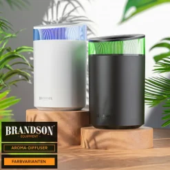 Brandson Ultraschall Luftbefeuchter 2,5 l, leiser Betrieb, Aromafach inklusive 10 ml Aromaöl, für Wohn und Schlafzimmer, Babyzimmer, Yoga, Spa Outlet