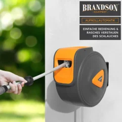 Brandson Wandschlauchbox, 30 m, schwenkbar, Wandmontage Hot