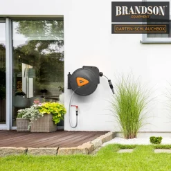 Brandson Wandschlauchbox, 30 m, schwenkbar, Wandmontage Hot