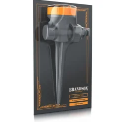 Brandson 2x Rasensprenger 5 Fach Rasensprinkler, Flächenregner Garten Sprinkler, Kreis Halbkreis Viertelkreis Fächer beidseitig Strahl, Wählscheibe Clearance