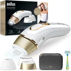 IPL Silk-expert Pro 5, PL5243, dauerhaft sichtbare Haarentfernung weiß/gold ^ Braun New