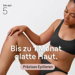Silk·épil 5, Wet & Dry, Langanhaltend glatte Haut, 5-011 Epilierer (Innovative MicroGrip-Pinzetten-Technologie, Wet & Dry, Massagerollenaufsatz, Lieferumfang: Epilierer, Hautkontaktaufsatz, Tasche, Reinigungsbürste, Ladekabel) ^ Braun Sale