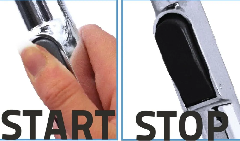 Brausekopf Santa Cruz mit Wandhalterung und Start-Stop ^ Ridder Best