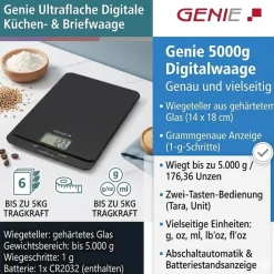 Genie Briefwaage DLS 5, digital bis 5kg Best