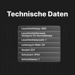 Aosta Wandleuchte Außen - Hängelampe Schwarz Matt, IP44, E27 Fassung, Für LED & Normallampen, Dimmbar, Wetterfest, Leuchtmittel Nicht Enthalten, 1 Stück Wandlampe Für Garten & Eingang ^ Brilliant New