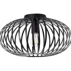 Brilliant Bremen Deckenleuchte 40cm schwarz | 1x A60, E27, 40W, geeignet für Normallampen (nicht enthalten) New