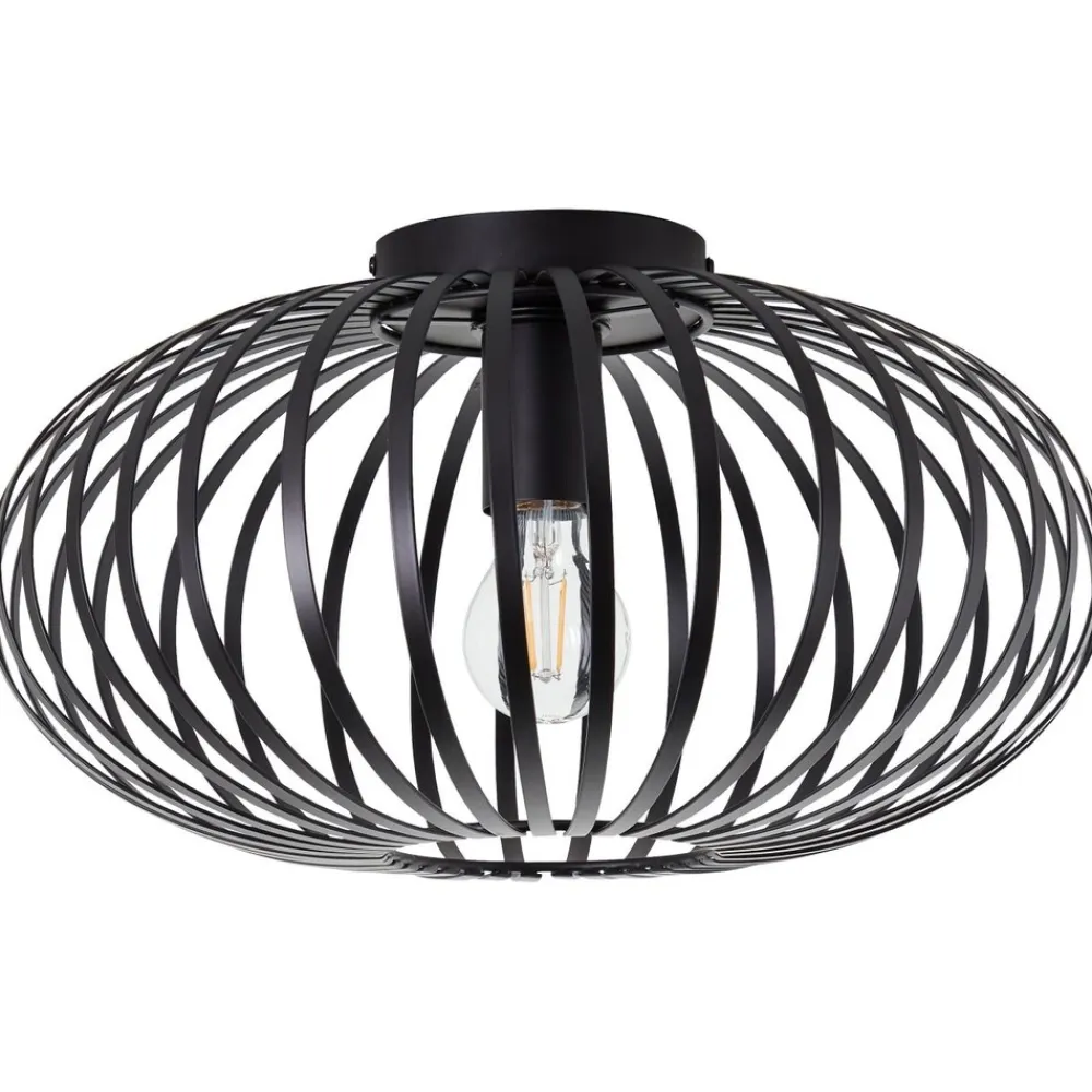 Brilliant Bremen Deckenleuchte 40cm schwarz | 1x A60, E27, 40W, geeignet für Normallampen (nicht enthalten) New