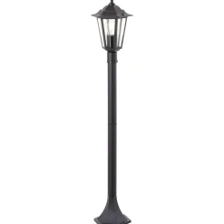Carleen Außenstandleuchte 100cm schwarz | 1x A60, E27, 60W, geeignet für Normallampen (nicht enthalten) ^ Brilliant New