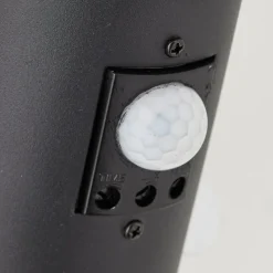 Dody Außenwandleuchte Bewegungsmelder schwarz | 1x A60, E27, 20W, geeignet für Normallampen (nicht enthalten) ^ Brilliant Sale