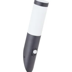 Dody Außenwandleuchte Bewegungsmelder schwarz | 1x A60, E27, 20W, geeignet für Normallampen (nicht enthalten) ^ Brilliant Sale