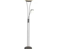 Finn LED Deckenfluter mit Lesearm dimmbar warmweiß ^ Brilliant New