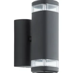 Brilliant Jandy Außenwandleuchte 2flg Up/Down eckig schwarz | 2x PAR51, GU10, 18W, geeignet für Reflektorlampen (nicht enthalten)