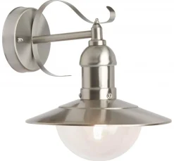 Lampe Arto Außenwandleuchte hängend edelstahl | 1x A60, E27, 60W, g.f. Normallampen n. ent. | IP-Schutzart: 44 - spritzwassergeschützt | Für LED-Leuchtmittel geeignet ^ Brilliant Clearance