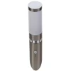 Lampe Bole Außenwandfackel Bewegungsmelder edelstahl | 1x A60, E27, 60W, geeignet für Normallampen (nicht enthalten) | IP-Schutzart: 44 - spritzwassergeschützt ^ Brilliant