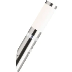 Lampe Bole Außenwandfackel Bewegungsmelder edelstahl | 1x A60, E27, 60W, geeignet für Normallampen (nicht enthalten) | IP-Schutzart: 44 - spritzwassergeschützt ^ Brilliant