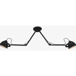 Lampe Carmen Deckenspot 2flg schwarz korund ^ Brilliant Clearance