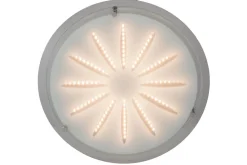 Brilliant Lampe Cathleen LED Wand- und Deckenleuchte 33cm chrom | 1x 15W LED integriert (SMD), (1565lm, 3000K) | Funktionale Deckenleuchte, 33cm Durchmesser Hot