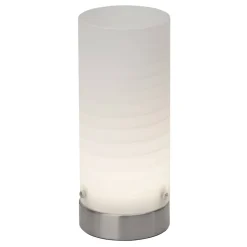 Lampe Daisy LED Tischleuchte eisen/weiß | 1x 4.5W LED integriert, (280lm, 3000K) | Mit Schnurzwischenschalter ^ Brilliant Discount