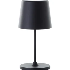 Lampe Kaami LED Außentischleuchte 37cm schwarz matt Metall/Bambus schwarz 2 W LED integriert ^ Brilliant