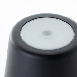 Lampe Kaami LED Außentischleuchte 37cm schwarz matt Metall/Bambus schwarz 2 W LED integriert ^ Brilliant