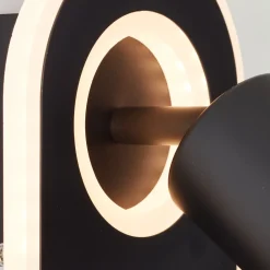Brilliant Lampe, Kimon LED Wandspot schwarz, 1x PAR51, GU10, 5W geeignet für Reflektorlampen, Kopf schwenkbar Best