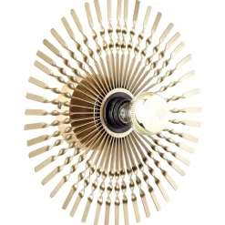 Brilliant Lampe, Mendoza Wandleuchte 33cm gold, Metall, 1x A60, E27, 40W,Normallampen (nicht enthalten) Hot