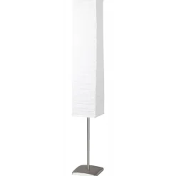 Brilliant Lampe Nerva Standleuchte titan/weiß | 2x C35, E14, 40W, geeignet für Kerzenlampen (nicht enthalten) | Mit Fußschalter New