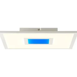 Brilliant Lampe Odella LED Deckenaufbau-Paneel 40x40cm weiß | 1x 25W LED integriert, (2480lm, 2700-6500K) | RGB-Dekolicht für farbenfrohe Akzentbeleuchtung Sale